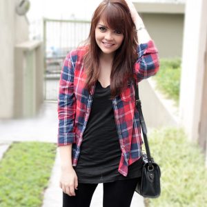 Look da Ka: camisa xadrez