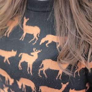 Look da Ka: saia rodada e suéter