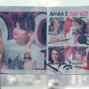 Tô no editorial de beleza da CAPRICHO de agosto!