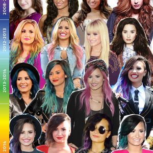 Tudo sobre: os cabelos coloridos da Demi Lovato