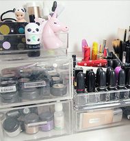 Vídeo: como eu organizo minhas maquiagens em caixas de acrílico