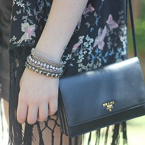 Look da Ka: quimono com franjas e rasteirinha