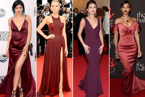 Roupas sales marsala cor