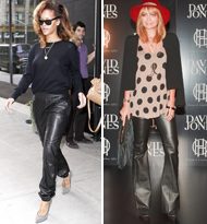 5 vezes: calça de couro