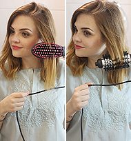 Vídeo: escova rotativa vs. escova que alisa